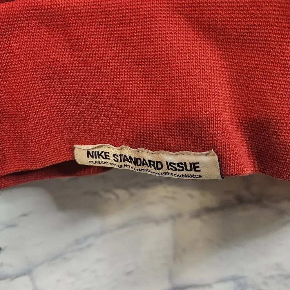 Nike Standard Issue Hoodie Men’s XL Red Dri-FIT Basketball Sweatshirt Zip Pocket